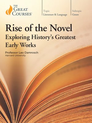 cover image of Rise of the Novel